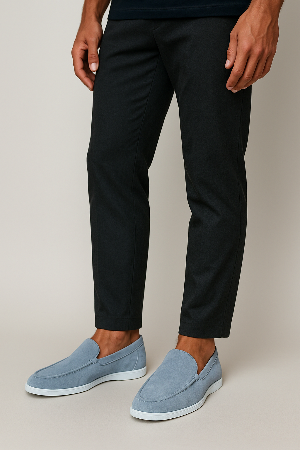 Lars™ – Eleganta Loafers i Mocka för Män