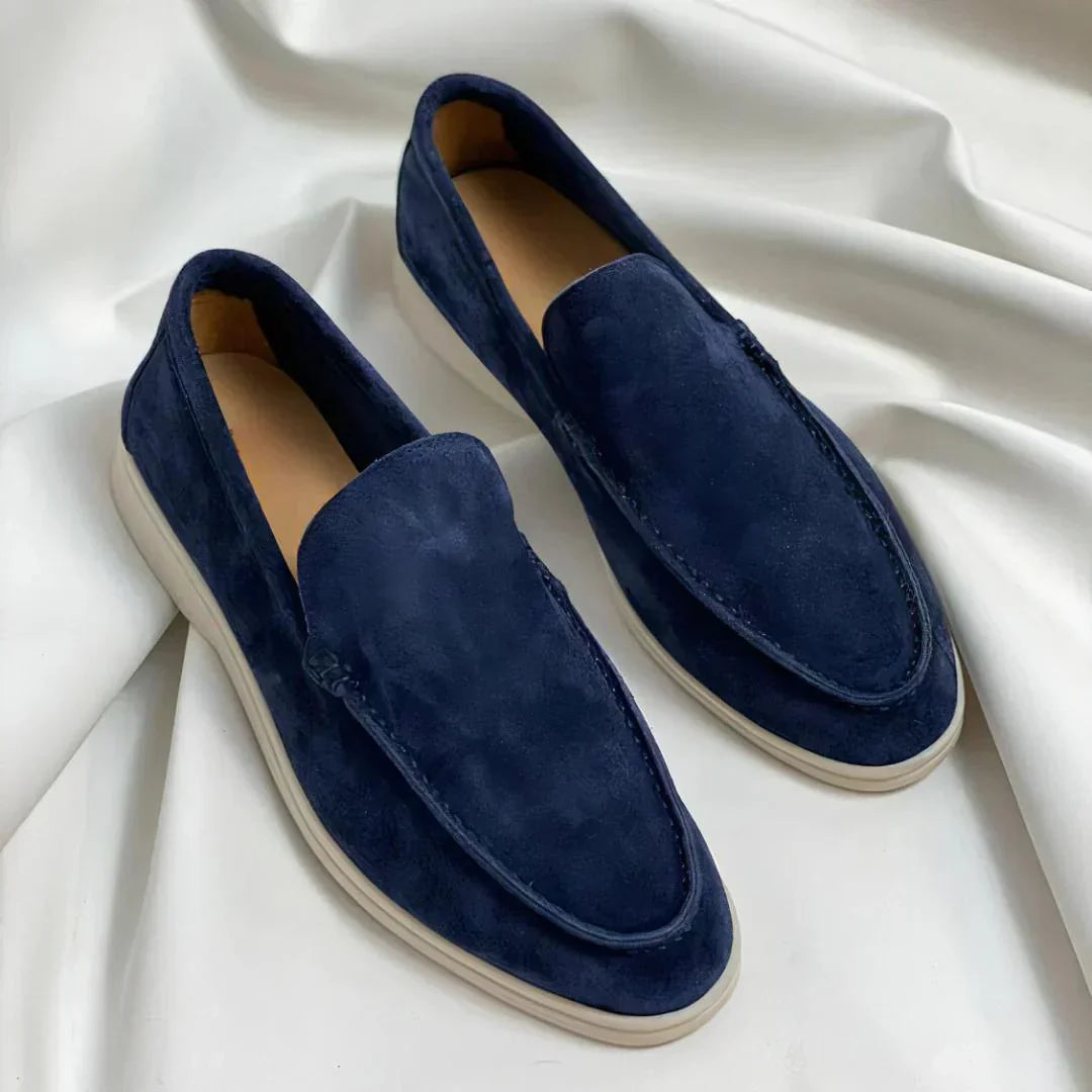 Lars™ – Eleganta Loafers i Mocka för Män