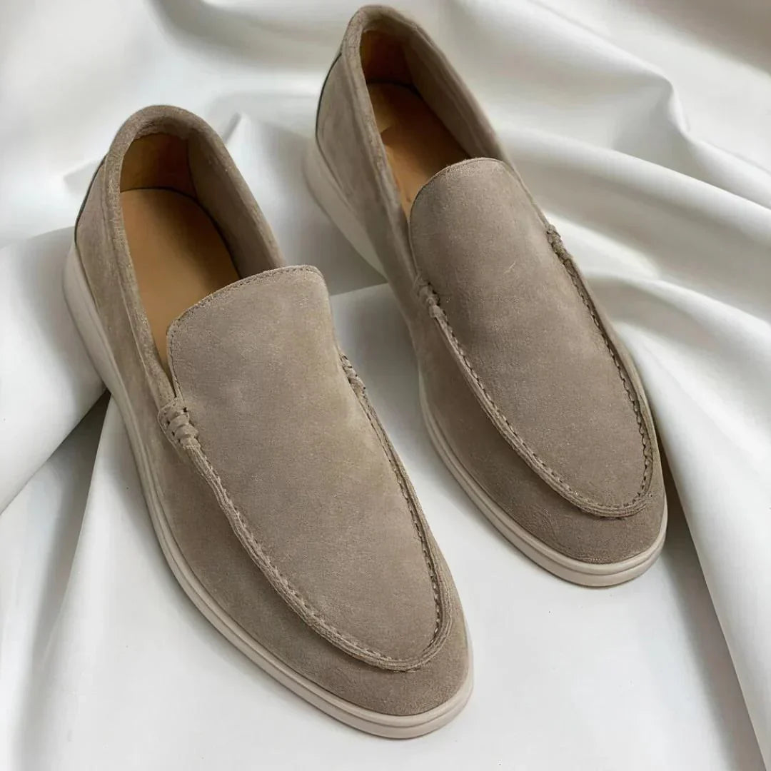 Lars™ – Eleganta Loafers i Mocka för Män