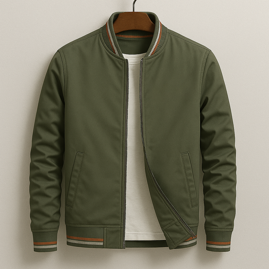 Henrik™ – Klassisk Bomberjacka med Varsity-känsla