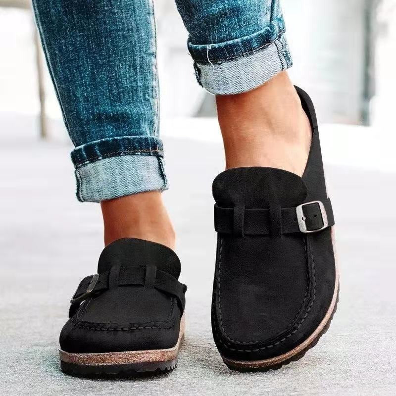 Sofia™ – Bekväma Instegsskor i Mocka-look