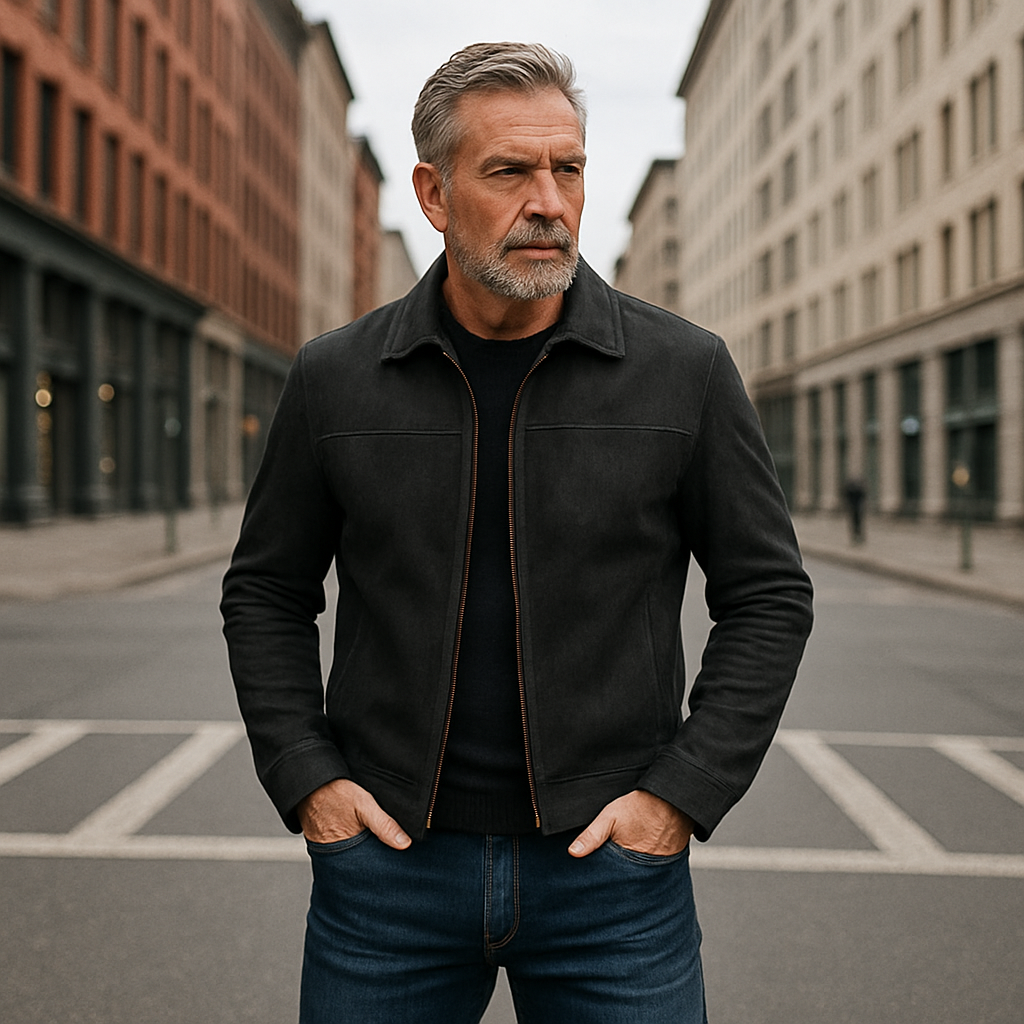 Bruno™ – Tidlös läderjacka för moderna män
