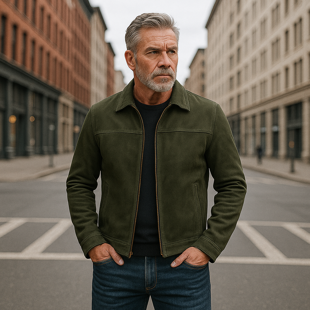 Bruno™ – Tidlös läderjacka för moderna män