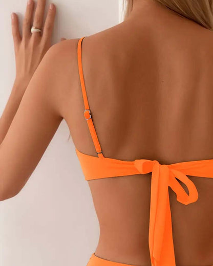 Maja™ – Bikinitopp med Struktur & Matchande Underdel