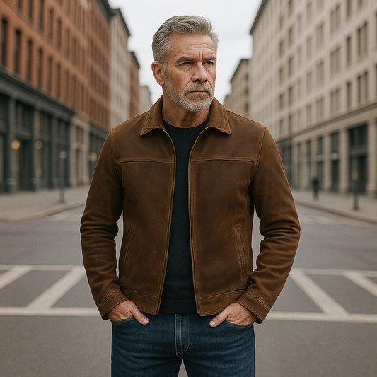 Bruno™ – Tidlös läderjacka för moderna män