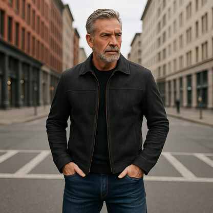 Bruno™ – Tidlös läderjacka för moderna män