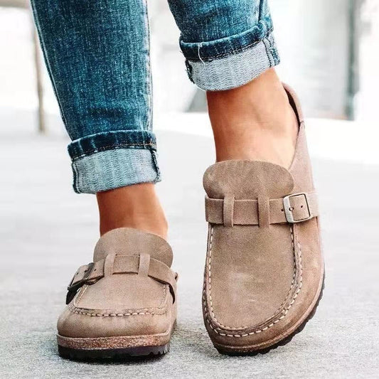 Sofia™ – Bekväma Instegsskor i Mocka-look